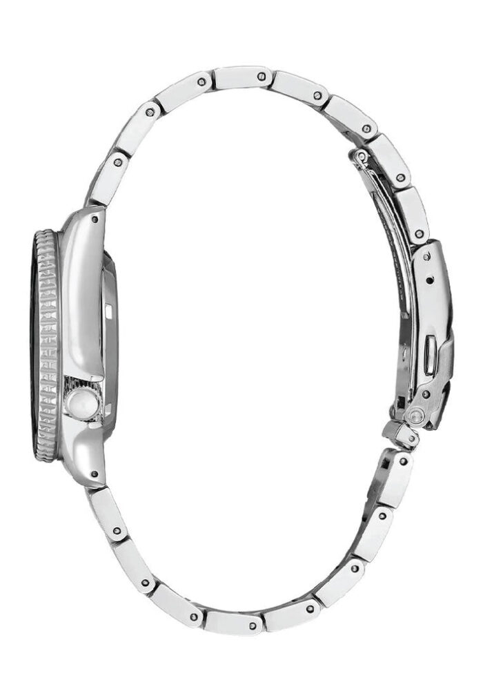 Seiko 5 Sports SKX Automatic Cream Dial Silver Steel Strap Watch For Men - SRPK31K1 - Image 6